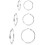 Firefly Hope Sterling Silver Hoop Earrings Lightweight 1