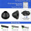 Moisture Seal Cable Grommets Tool-Free Installation Outdoor Use Indoor Use Rust Protection Rubber Grommets Cable Railing 1