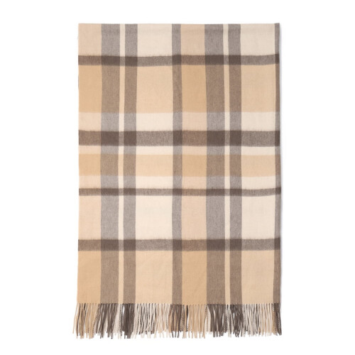 Pure Wool Throw Blanket 83 x 55 inches