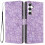 Leather Flip Wallet Case for Samsung Galaxy S25 FE 5G Purple 1