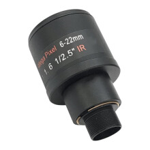 5MP 6-22mm HD Kamera Lins Manuell Fokus Lins CCTV-Lins 1/2.5" Videoövervakningskamera Lins Actionkamera Lins