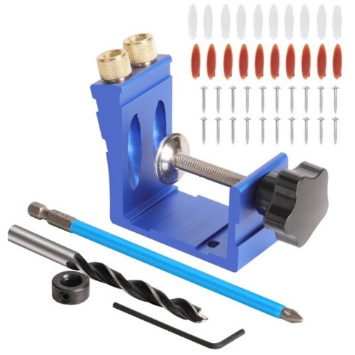1set Adjustable 15 Angled Hole Positioner Set, Woodworking Angled Hole Positioner, Drilling Positioner