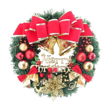 Christmas Wreath Gold Decor Pine Cones 18 Inch