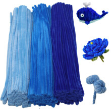 Chenille Stem Pipe Cleaners Craft Kit 300 pcs 3 colors