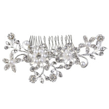 Wedding Hair Clip Silver Bridal Jewelry 1 Piece