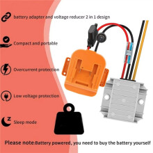 18V Naar 12V Stap-Down Converter voor Batterij Aandrijving Wiel Batterij Adapter 18V-12V 10A 120W Inverter Buck Converter