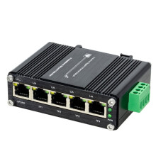 Per Ethernet Gigabit per Industriale A 5 Porte 1000Mbps 5 Porte RJ45 per di Rete Ingresso 12-48VDC