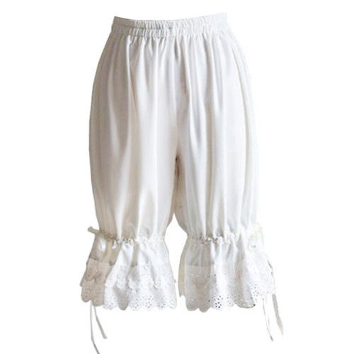 Women Vintage Bloomers Elastic Bubble Shorts
