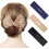 Hair Bun Maker Set 3-Piece Black Navy Khaki 1