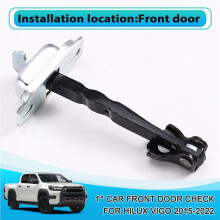 2X Car Front Door Check 68610-0K090 for Hilux VIGO 2015-2022