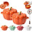 Oven Safe Ceramic Pumpkin Bowls 15 oz with Lids and Handles 1