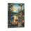 Sunset Cabin Canoe Canvas Print 20x30 inch Framed 1