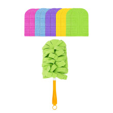Electrostatic Duster Set 10 Heads 1 Handle Washable