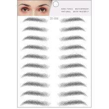 Eyebrow Stickers European Broken Design Water Transfer 12