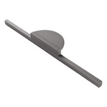 Brushed Black Semi-Circular Cabinet Pulls Aluminum 2-Pack