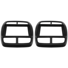 2X Panneau de Façade D'Autoradio 2 Din 9 Pouces pour Kwid 2019+ Kit de Garniture D'Installation de Tableau de Bord avec Cadre GPS