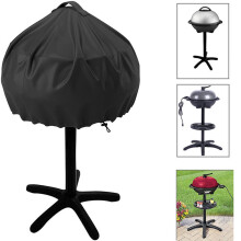 Round Electric Grill Cover All Weather Resistant 15-Serving