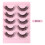 False Eyelashes Thick Curly Style 5 Pairs 1