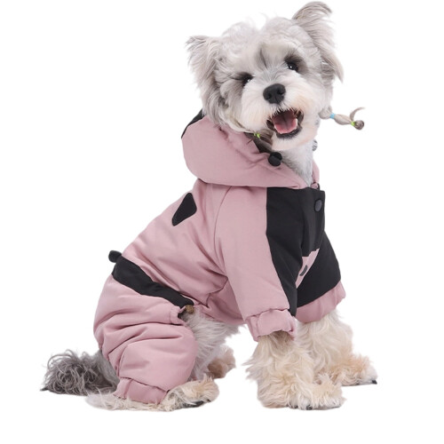 Heavy Duty Cold Weather Pet Suit with Windproof Lining and