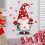 Valentine's Day Dwarf Static Cling Window Sticker, 1