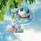Sea Turtle Alphabet Ornament Personalized 3 Inch 1