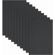 Leather Stiffener Sheets Black 10 pcs 7.87 x 11.8 in