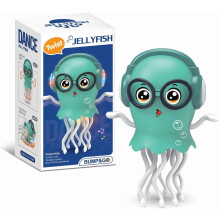 Dancing Jellyfish Figurine USB-powered Desk Ornament with