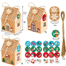 DIY Christmas Advent Calendar Boxes 24 Count
