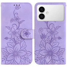 Purple PU Leather Flip Wallet Case for Samsung Galaxy S26