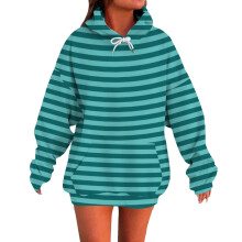 Women's Oversized Fleece-Lined Hoodie Longline