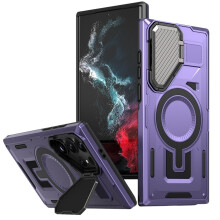 Purple Rugged Magnetic Case for Samsung Galaxy S23 Ultra 5G