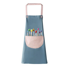 Kids Artist Apron for Painting and Gardening with Pockets