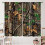 Camouflage Curtains Green Abstract Art 42x63 Inch 2-Panel 1