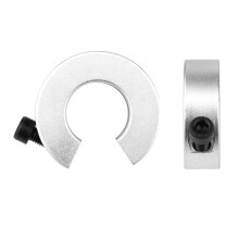 8 Stück SBR16 Linearschienen-Anschlagmanschetten, Wellenbegrenzungsbefestigungsringe Aus Aluminiumlegierung mit Schraube,