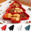 Christmas Tree Fruit Snack Tray Black 3-Compartment 1