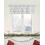 Abstract Geometric Flower Valance Sage Green Grey Rod 6