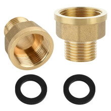 Brass Threaded Adapter 1/2 inch male to 3/4 inch female