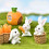 Easter Bunny Figurines Spring Farmhouse Decor 3PCS 1