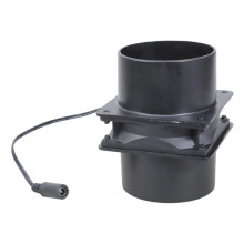 12V 8cm Exhaust Fan Quiet Inline Duct Fan for Home Bathroom