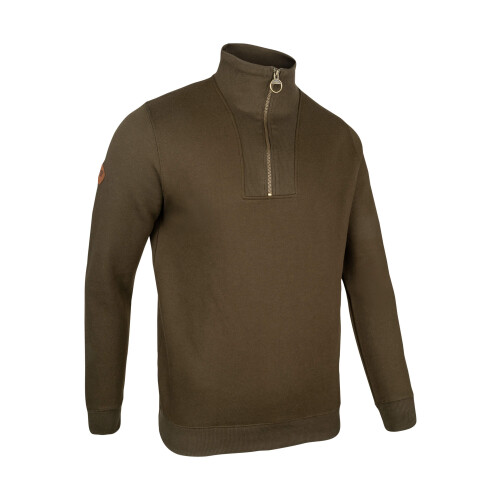 JACK PYKE Jack Pyke Men’s Half Zip Sweatshirt Dark Olive Large 2