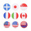 18 pcs clothing appliques assorted colors for crafts 4