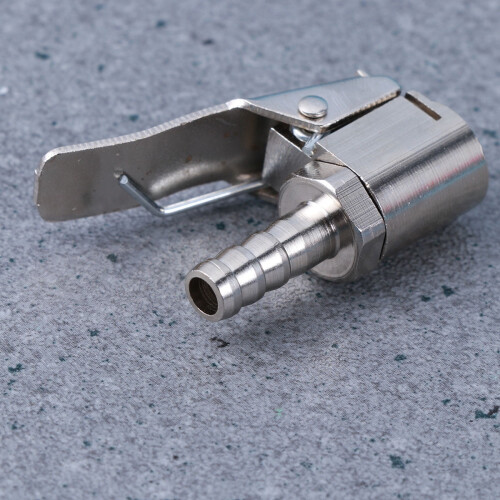 Tire Air Nozzle Copper Inflator Valve Silver 1 Set 1