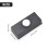 Black Wired Doorbell Push Button 5.5 x 2.4 x 1.5 cm 4