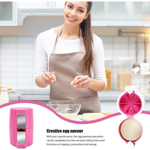 Egg Shell Opener Set 3 Pieces for Raw and Hard Boiled Eggs 2