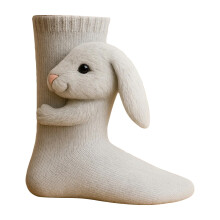 3D Knit Animal Socks Cotton Breathable Unisex