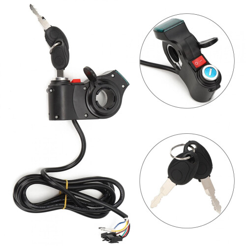 Electric Scooter Throttle Grip Accessory Black 1