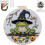 Halloween Embroidery Kit Ghost Gothic Cross Stitch Hoop 1