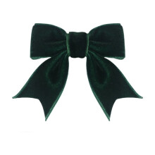 Velvet Bow Hair Clip Ribbon Design 1 Piece