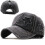 Washed Denim Star Snapback Hat Distressed Cotton Ponytail 5