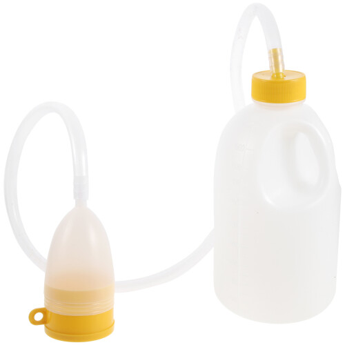 Portable Male Urinal White Plastic 1 Piece